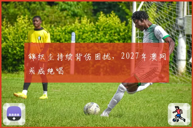 锦织圭持续背伤困扰，2027年澳网或成绝唱